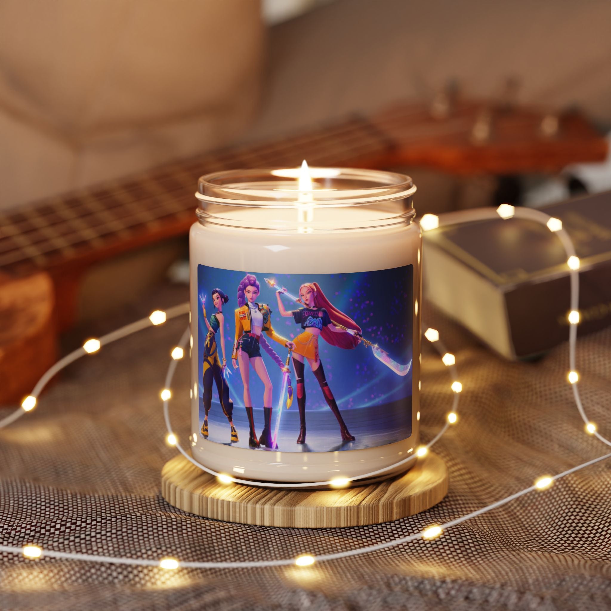 Huntrix k pop demon hunters Scented Candle