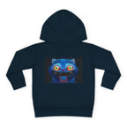 Toddler Fleece Hoodie with Colorful Character Art