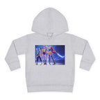 Toddler Fleece Hoodie with Colorful Character Art