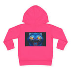 Toddler Fleece Hoodie with Colorful Character Art