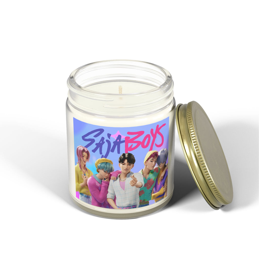 Saja boys Colorful Scented Candles - Coconut Apricot Wax with Retro Vibes