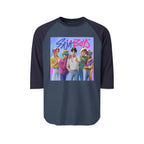 Unisex Three-Quarter Sleeve Raglan Shirt