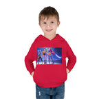 Toddler Fleece Hoodie with Colorful Character Art