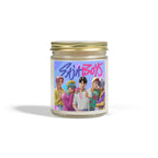 Saja boys Colorful Scented Candles - Coconut Apricot Wax with Retro Vibes