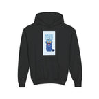 K-Pop Inspired Youth Hoodie with Playful Cat Design