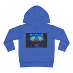 Toddler Fleece Hoodie with Colorful Character Art