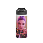 Vibrant Stainless Steel Water Bottle with Animated Character Design