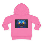 Toddler Fleece Hoodie with Colorful Character Art
