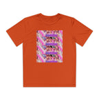 Saja boys Youth Competitor T-Shirt - Fun Retro Vibe with Colorful Design