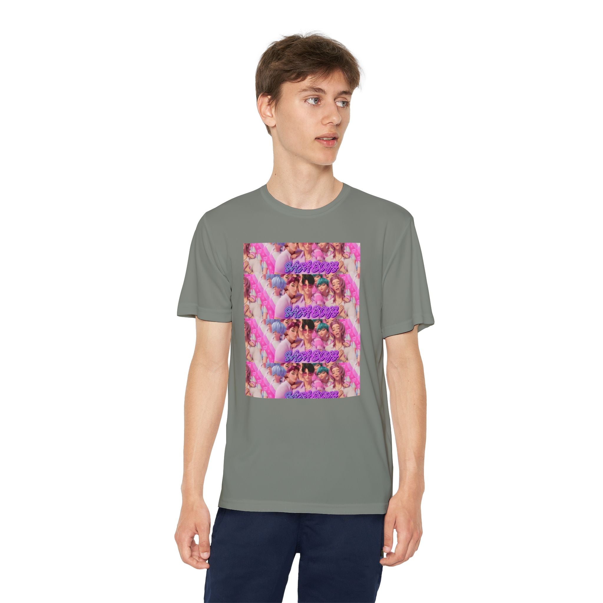 Saja boys Youth Competitor T-Shirt - Fun Retro Vibe with Colorful Design