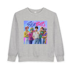 K pop demon hunters merch Colorful Toddler Sweatshirt with ‘Sajaboys’ Design