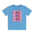 Saja boys Youth Competitor T-Shirt - Fun Retro Vibe with Colorful Design