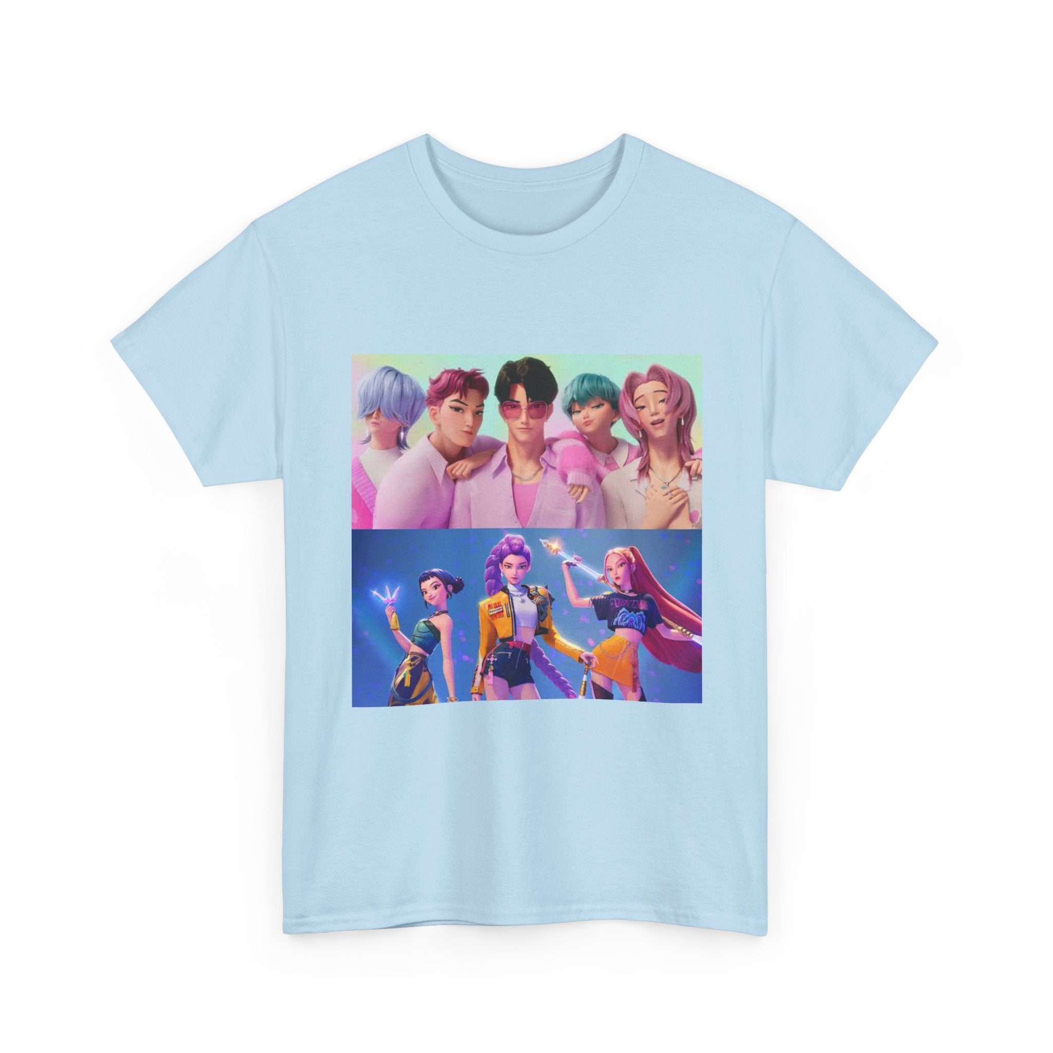 Vibrant Graphic Tee for Anime Lovers