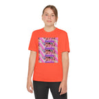 Saja boys Youth Competitor T-Shirt - Fun Retro Vibe with Colorful Design