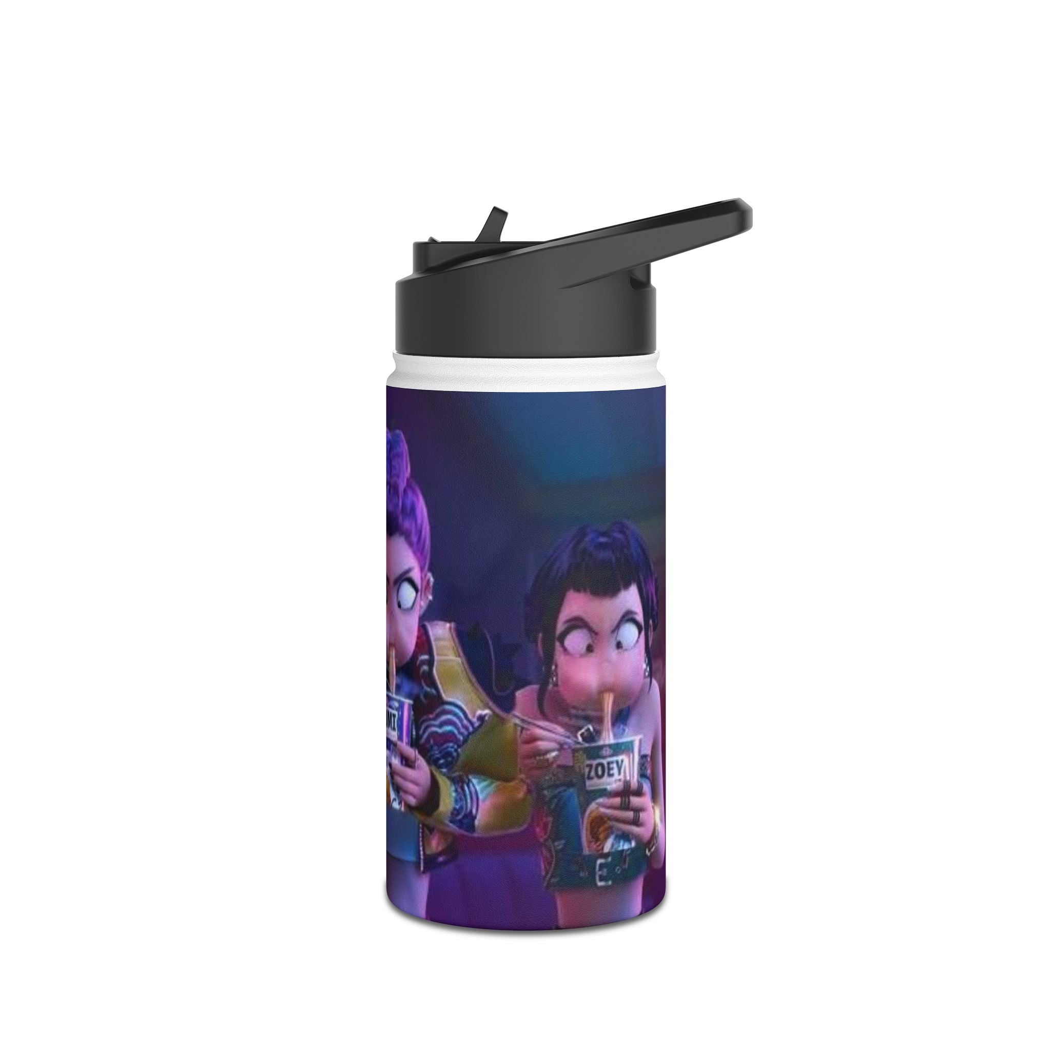 Fun Graphic Stainless Steel Water Bottle - Ideal for Gamers & Pop Culture Enthusiasts