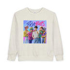 K pop demon hunters merch Colorful Toddler Sweatshirt with ‘Sajaboys’ Design