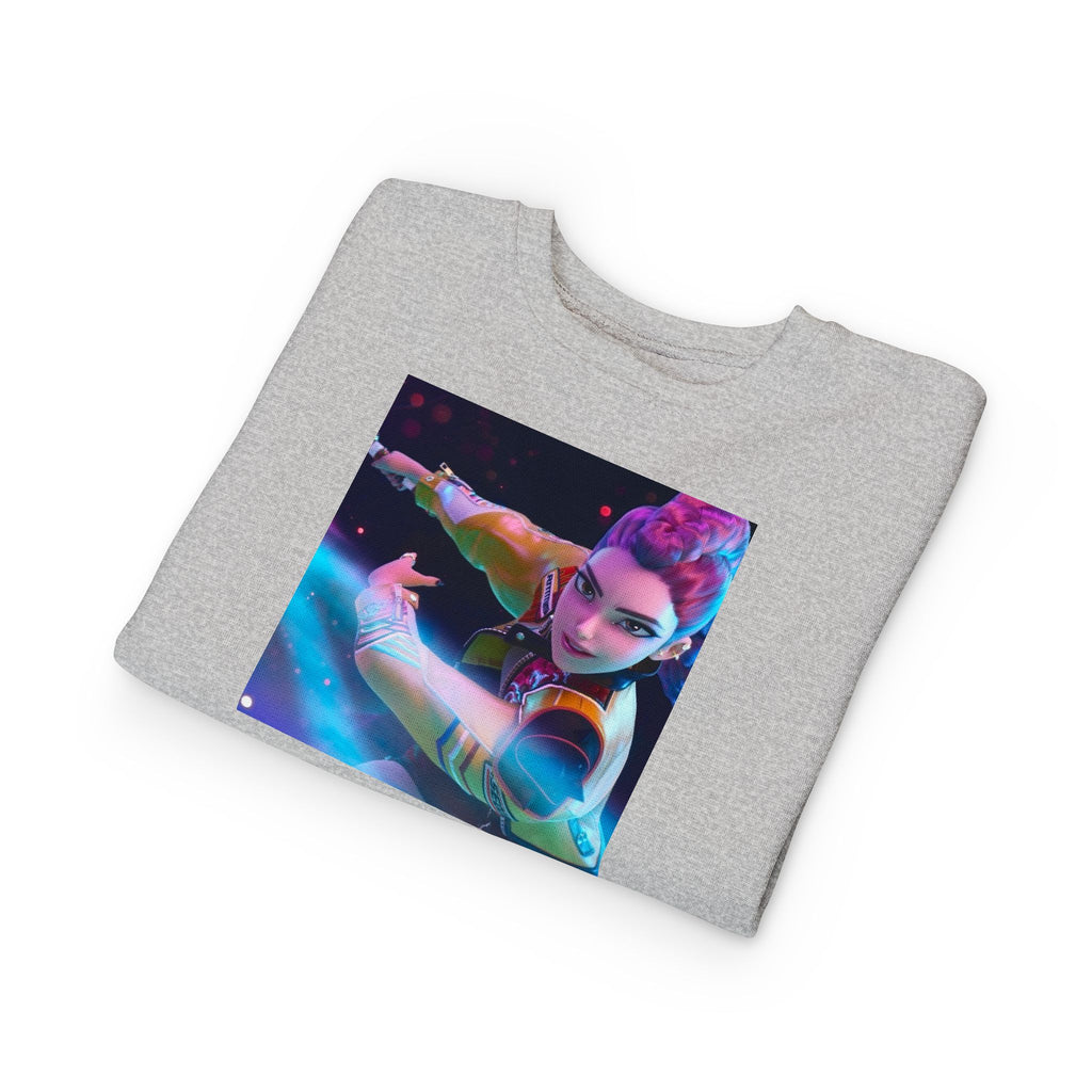 K pop demon hunters merch Toddler Sweatshirt