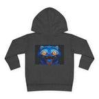Toddler Fleece Hoodie with Colorful Character Art