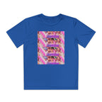 Saja boys Youth Competitor T-Shirt - Fun Retro Vibe with Colorful Design