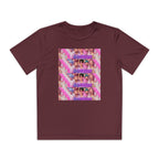 Saja boys Youth Competitor T-Shirt - Fun Retro Vibe with Colorful Design