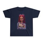 Youth Graphic Tee with Cool Cat Design
