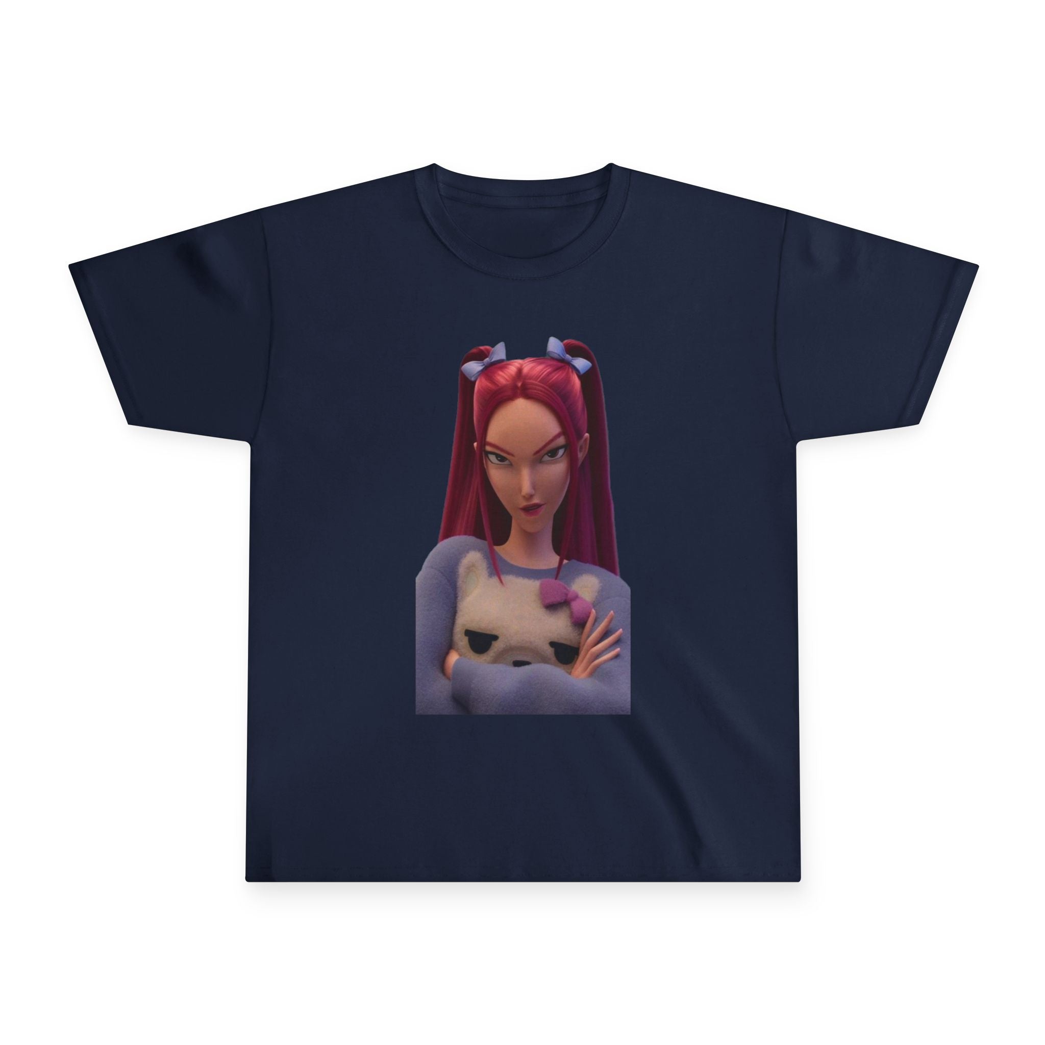 Youth Graphic Tee with Cool Cat Design