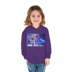 Toddler Fleece Hoodie with Colorful Character Art