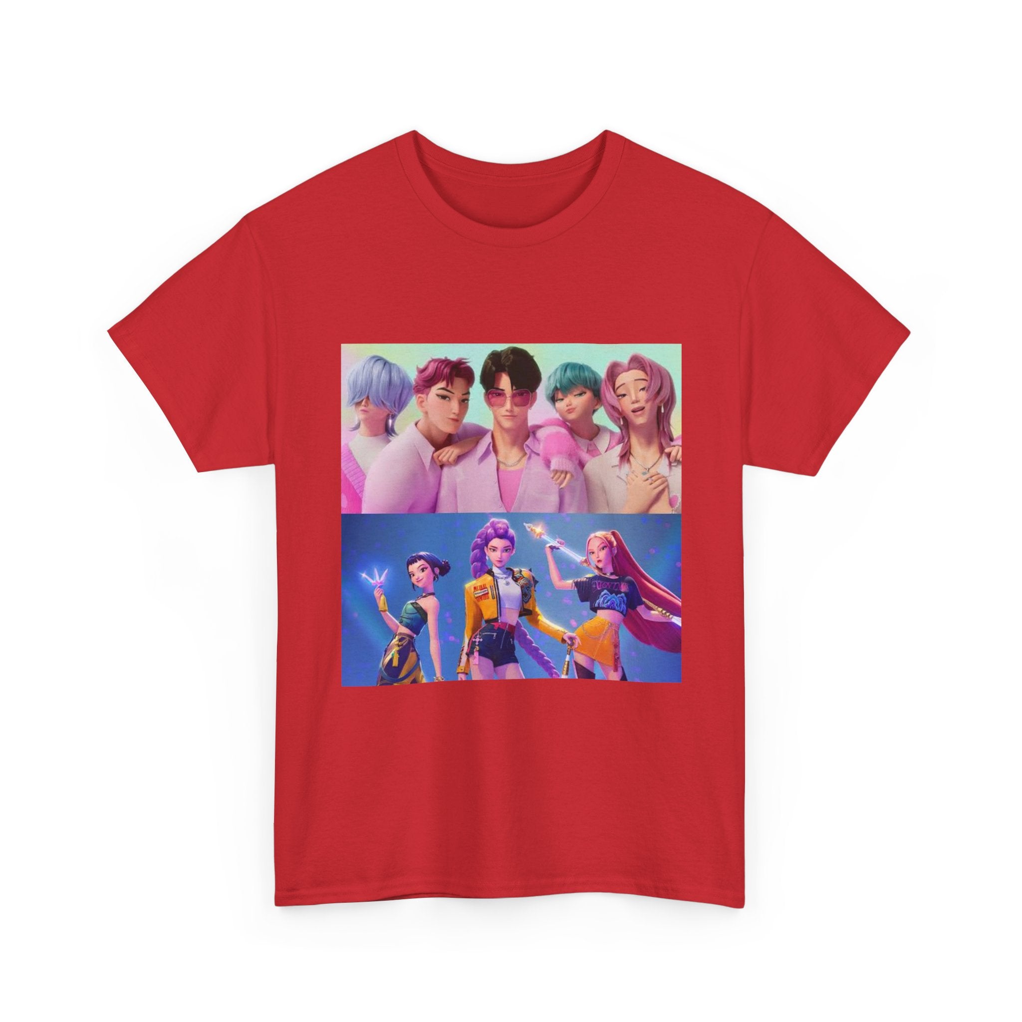 Vibrant Graphic Tee for Anime Lovers