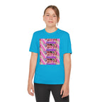 Saja boys Youth Competitor T-Shirt - Fun Retro Vibe with Colorful Design