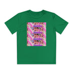Saja boys Youth Competitor T-Shirt - Fun Retro Vibe with Colorful Design