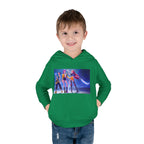 Toddler Fleece Hoodie with Colorful Character Art