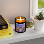 Saja boys Colorful Scented Candles - Coconut Apricot Wax with Retro Vibes
