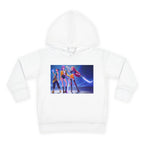 Toddler Fleece Hoodie with Colorful Character Art