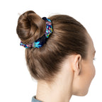 Bohemian Floral Scrunchie Set - Vibrant, Colorful Hair Accessories for Everyday Wear