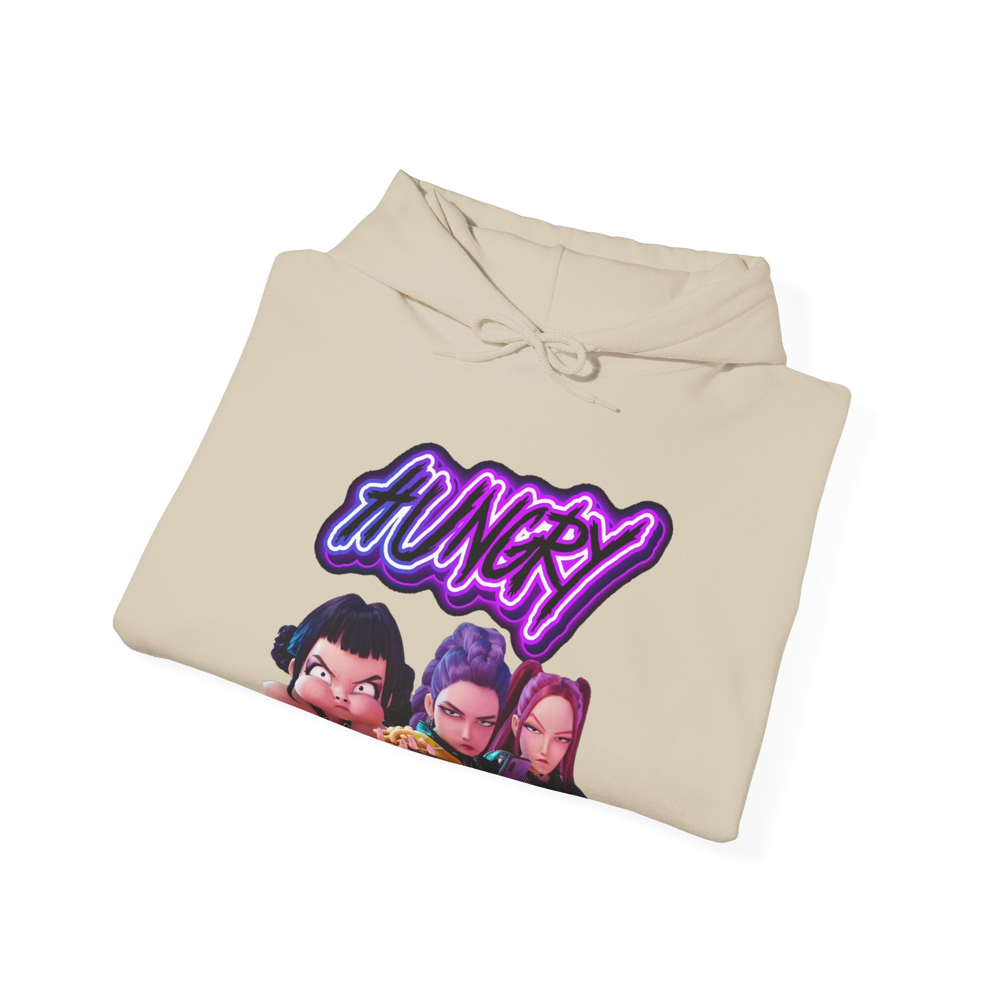 Hungry huntrix Vibes Unisex Hooded Sweatshirt