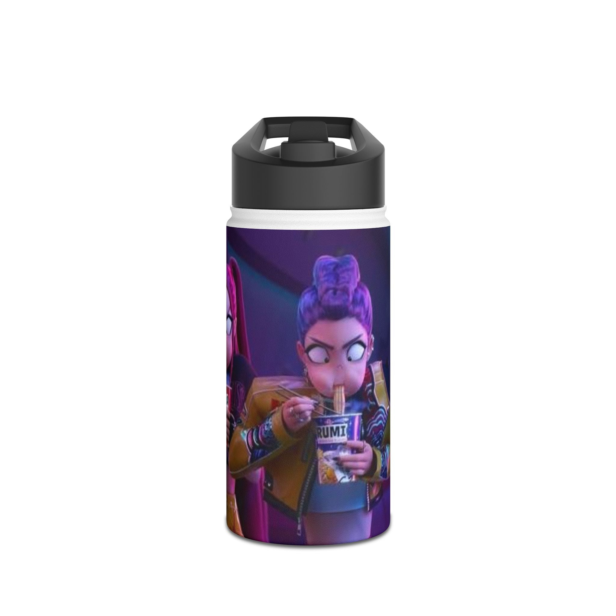Fun Graphic Stainless Steel Water Bottle - Ideal for Gamers & Pop Culture Enthusiasts