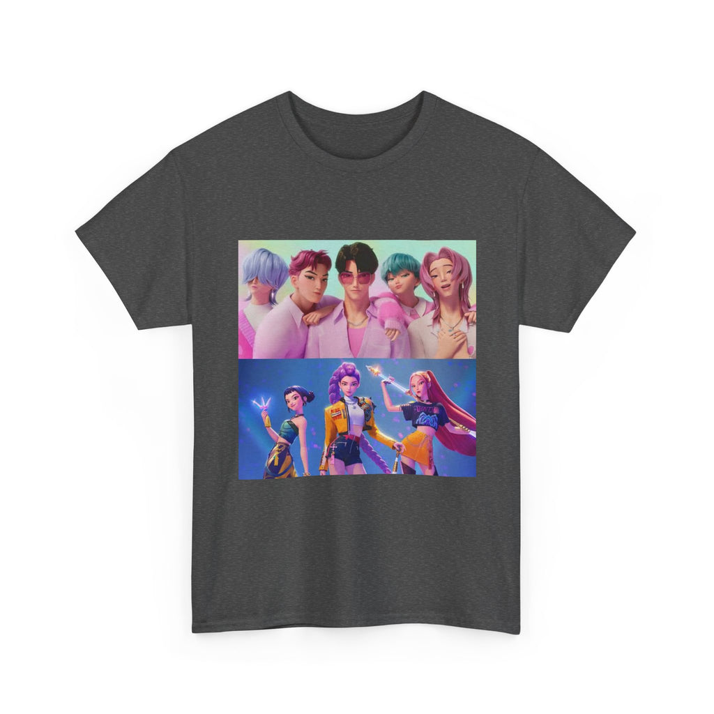 Vibrant Graphic Tee for Anime Lovers