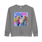 K pop demon hunters merch Colorful Toddler Sweatshirt with ‘Sajaboys’ Design