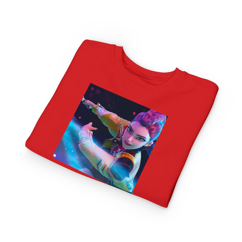 K pop demon hunters merch Toddler Sweatshirt