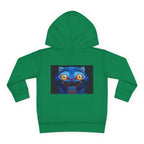 Toddler Fleece Hoodie with Colorful Character Art