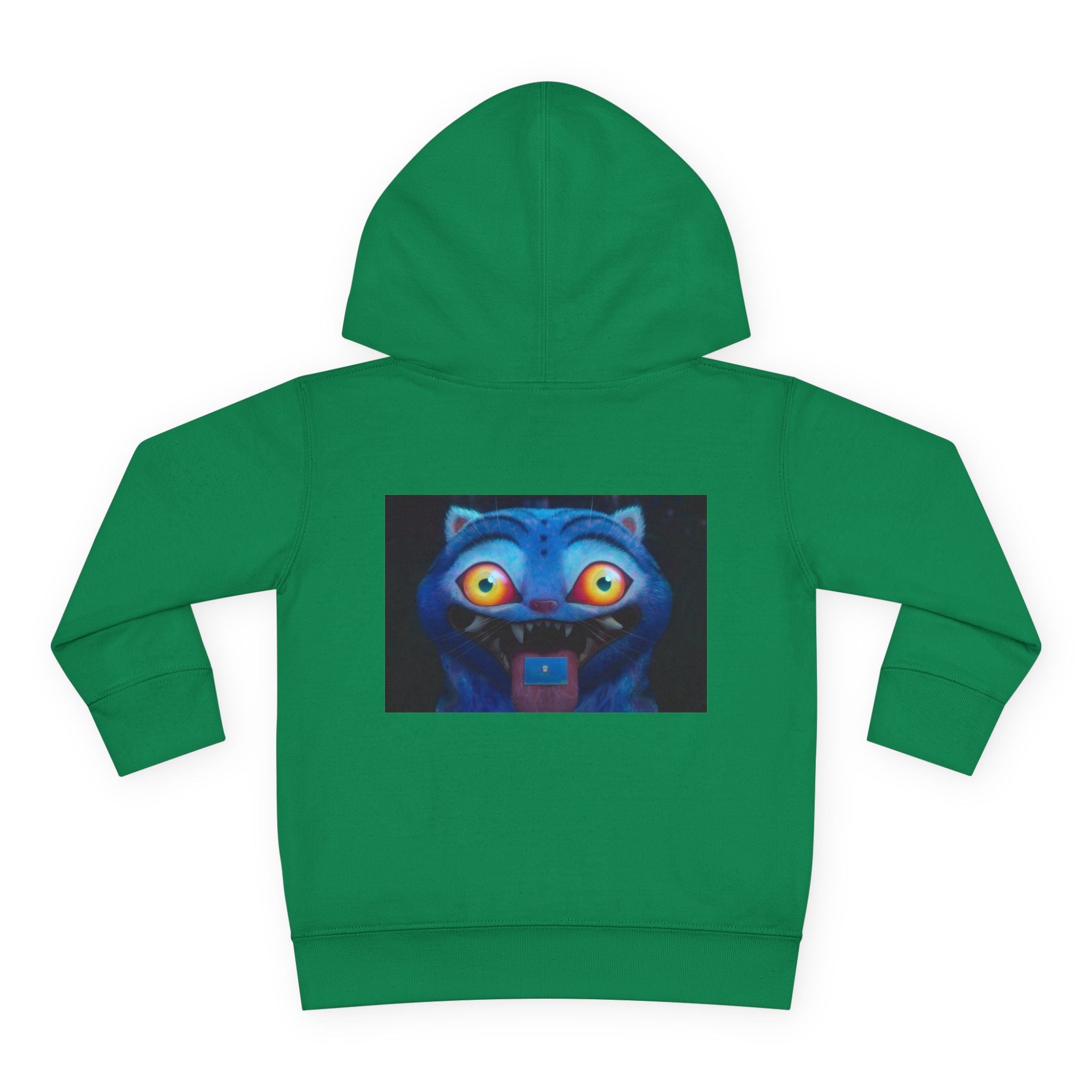 Toddler Fleece Hoodie with Colorful Character Art