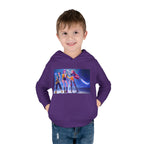 Toddler Fleece Hoodie with Colorful Character Art