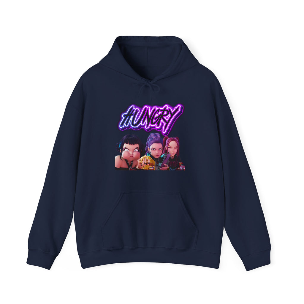 Hungry huntrix Vibes Unisex Hooded Sweatshirt
