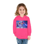 Toddler Fleece Hoodie with Colorful Character Art